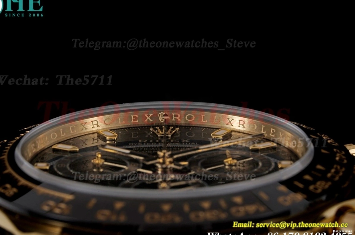 YG KING RU Daytona 116518 Dial 40mm Black SA4130 0323